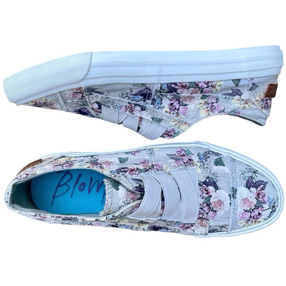 Blowfish Malibu: Marley Gray Vintage Floral Sneakers